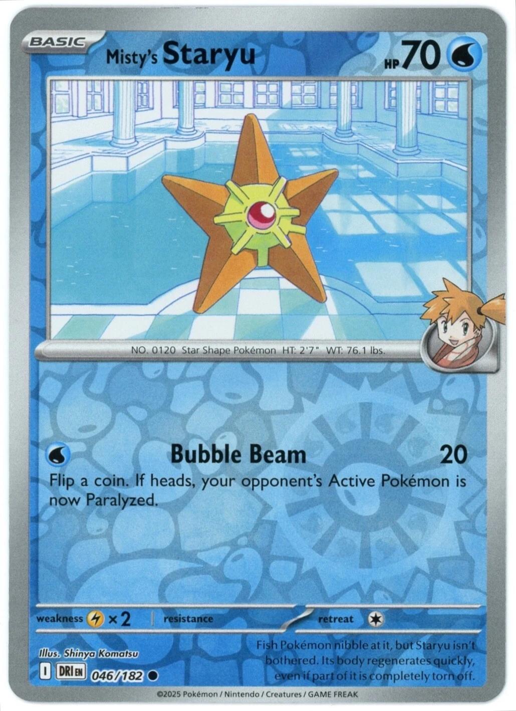 Misty's Staryu [Reverse Holo]